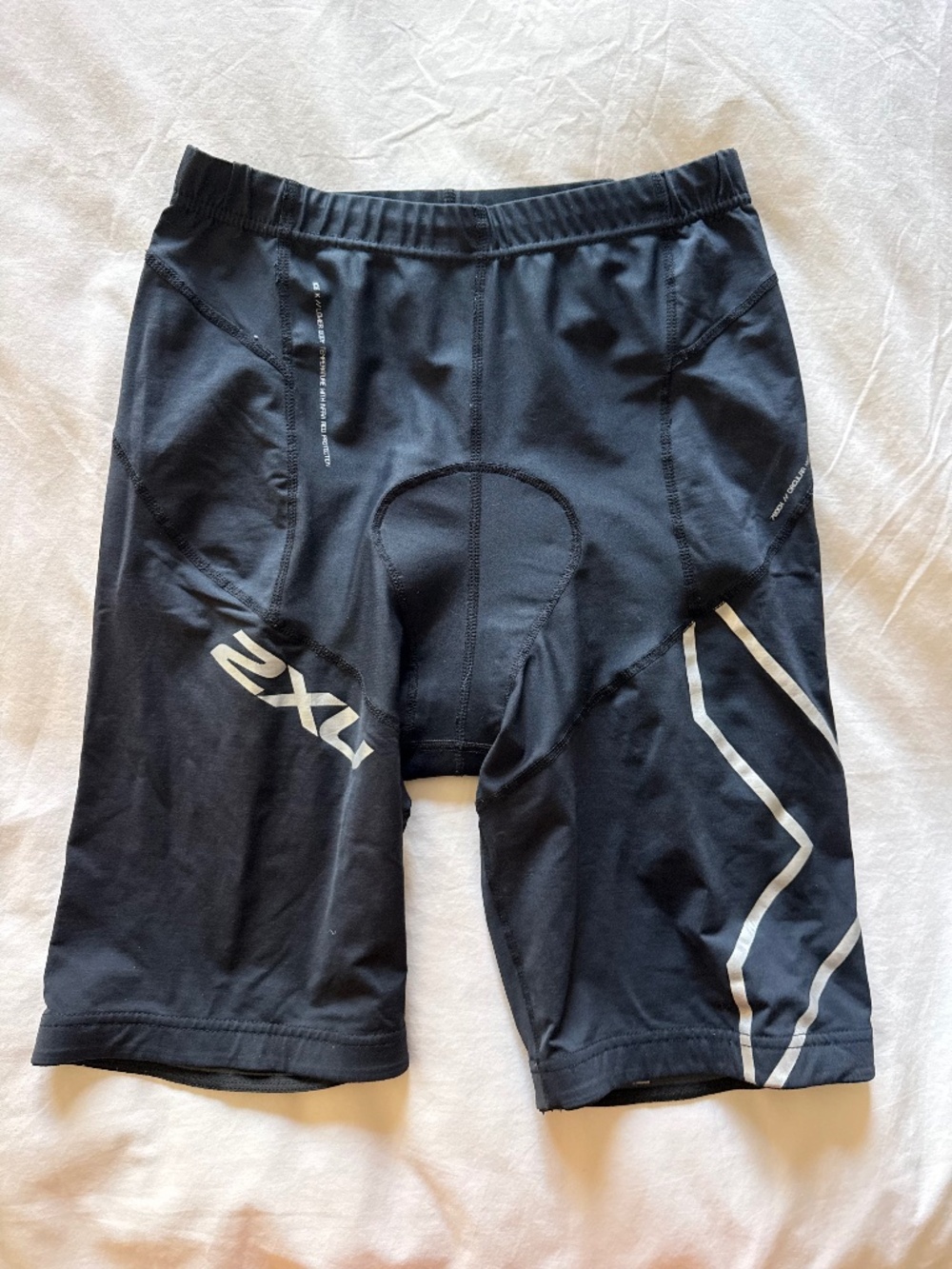 2XU Men's XL Black Compression Shorts Running Cycling Gym Athletic Training